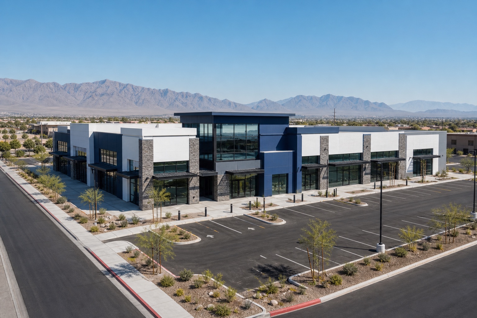 Modern neighborhood commercial property